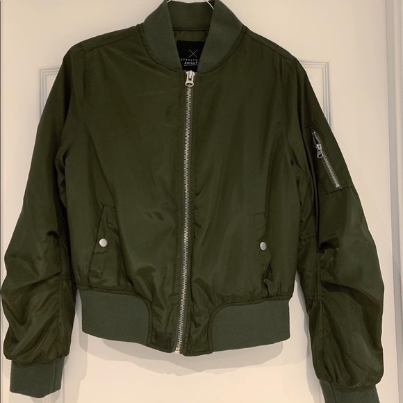Army green bomber jacket - Picture 1 of 2
